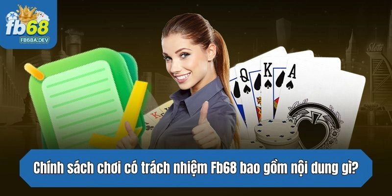 Chính sách chơi có trách nhiệm Fb68 bao gồm nội dung gì?