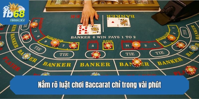 Nắm rõ luật chơi Baccarat chỉ trong vài phút